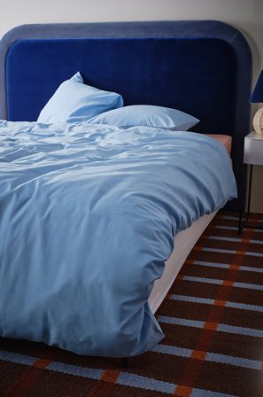 Jotex - Dynetrekksett Dobbeltseng Økologisk Himmelblå - ZACK - Kjøp Dobbeltseng hos Jotex