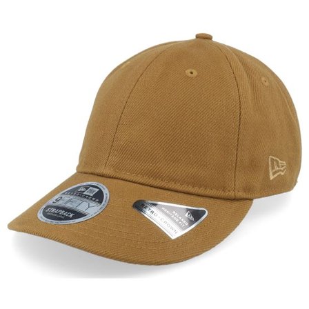 New Era - Brun unconstructed Keps - Ne Heavy Twill 9FIFTY Rc Light Brown Dad Cap @ Hatstore