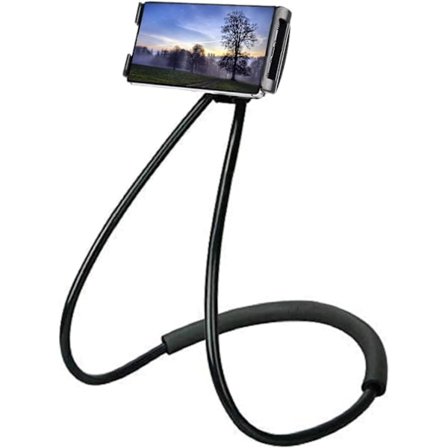 Alsidig støtte til smarte enheder, Innovativt universalstativ til mobile enheder, 360 graders roterende design, Fleksibel lang arm, Multifunktionel n