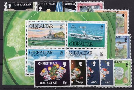 Gibraltar - Årgang 1993 - Postfrisk