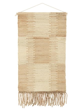 Ikat Chess Wall Decoration Beige/Natural White 50X100
