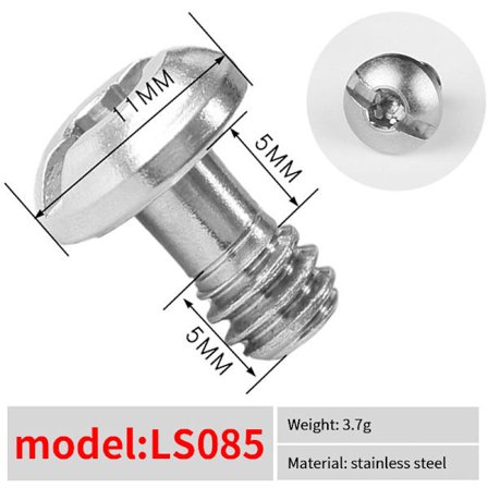 1/4 tuuman kameran ruuvipannu kallistettava pikavapautuslevyn pikakiinnikkeet