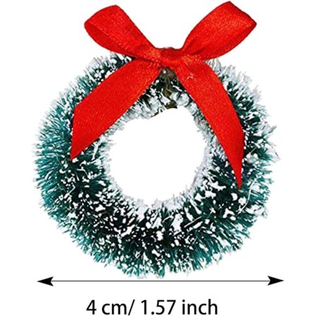 18 kpl Mini Joulukransseja Tekojoulukranssi Jouluun