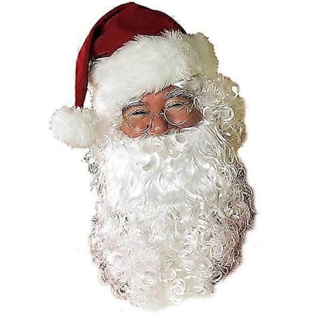 Herre Value Santa Skjegg og Parykksett