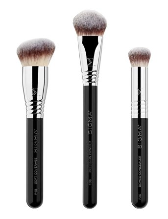 SIGMA Beauty Essential Base Brush Set - Black - 92 G