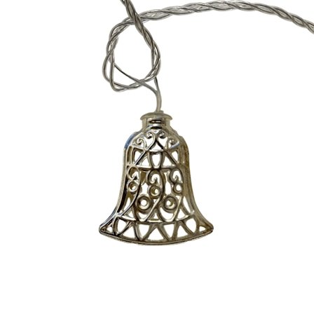 LED-ljuskedja med Klockor 20 st. guld eller silver (3,5 meter)