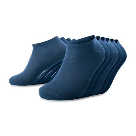 FreeFeel | 6-Pak Himmelblå Bambus Ankelstrømper til mænd