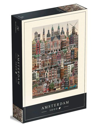 Martin Schwartz Amsterdam Jigsaw Puzzle (1000 Pieces) - Multi/patterned - 50X70CM