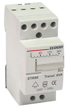 Eldon ETR88 Transformator 230 V, for DIN-skinne, Elfordeling & strømforsyning