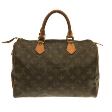 Louis Vuitton Vintage Pre-owned Speedy 30 Monogram Håndtaske Brun, Dame Vintage Tasker, Størrelse: ONE Size