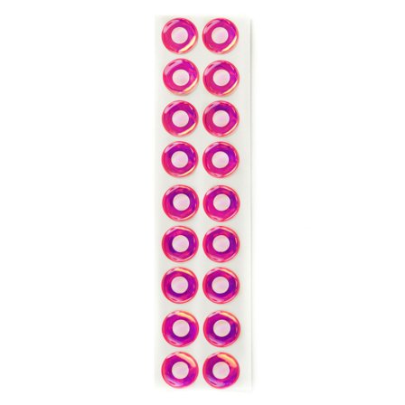 Epoxy Eyes 16mm, White/Pink