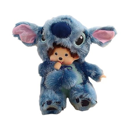 Cartoon Monchhichi Stitch Plys Legetøj Kawaii Blød Plys Legetøj Til Børn