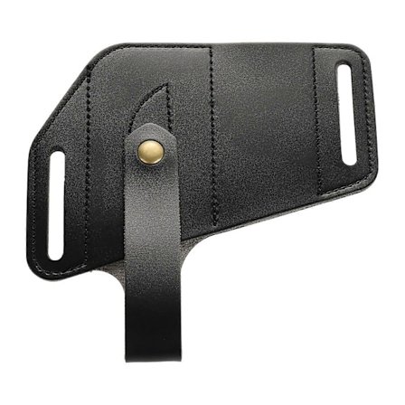 (Svart) PU-lær bærbar taktisk verktøyveske