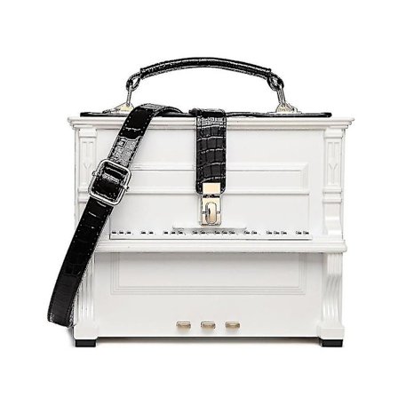 Piano Akryl Boksformet Skuldertaske Tote Crossbody Håndtaske Til Kvinder Piger