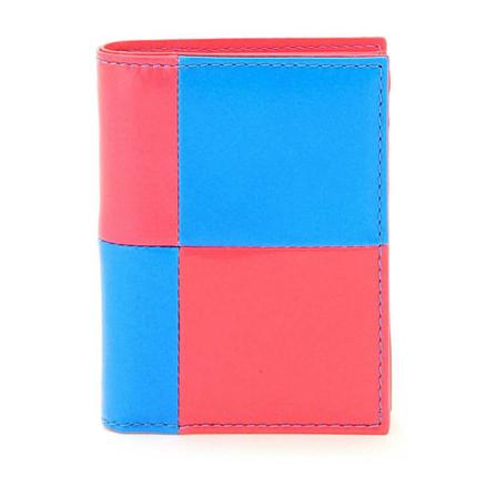 Comme des Garçons Plånbok fluo squares blå, Dam Plånböcker, Dam, Storlek: ONE SIZE