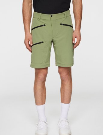 J. Lindeberg Adrian Softshell Shorts - Green - S