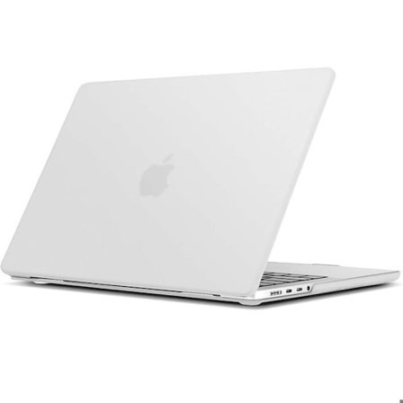 Skyddande skal - e.f.connection - för MacBook Air 15 Tum - Stötabsorberande - Halkfri - Genomskinlig