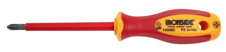 Ironside 120082 Skrutrekker VDE, 1000 V, pozidriv PZ2 x 100 mm, Håndverktøy