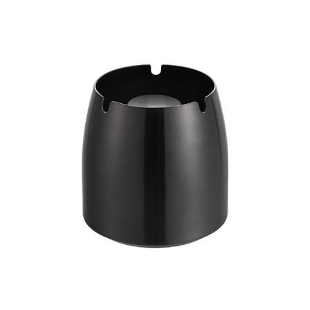 Tuhkakuppi Gift ruostumatonta terästä suuri pyöreä hotelli kotitalouksien kultakannen korotus ruostumatonta terästä tuhkakuppi Personality Black 