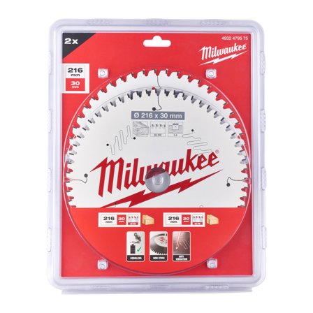 Milwaukee 4932479575 Sagblad Ø216/30 mm, 48/60T, Maskintilbehør & forbruk