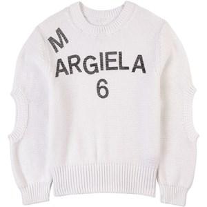 MM6 Maison Margiela White Branded Cut Out Sweatshirt 8 Years - Jumpers and knitwear - 8 years - White