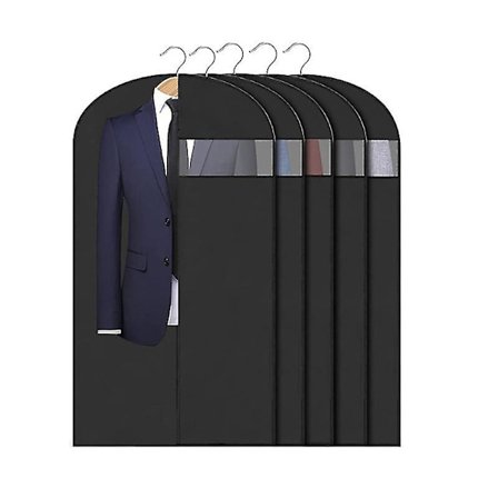 5 stk. Hængende Tøjposer til Opbevaring Åndbar Dragtbetræk Tøj Støvbetræk Hængende Lommer