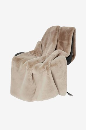 Skinnwille - Torkkupeitto Fluffy - Beige - Torkkupeitot - 120X180 - - Homeroom