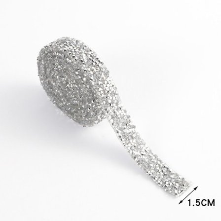 Rhinestones Tape Trim Crystal Syband 1,5CM