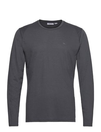 Grosseto Ls Tee M T-Langærmet Skjorte Sort SNOOT