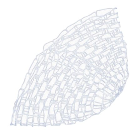 Udendørs Fluefiskeri Landingsnet Klar Gummi Udskiftningsnetpose (Stor)