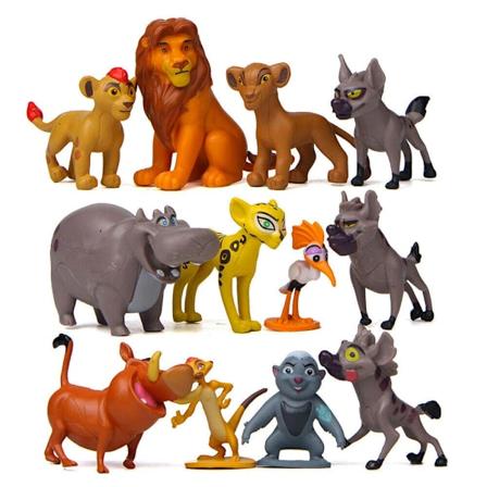 12 stk Løvernes Konge Simba Anime Skovvagt Actionfigurer Dukker 12PCS