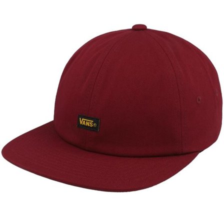 Vans - Röd snapback Keps - Jockey Bordeaux Strapback @ Hatstore