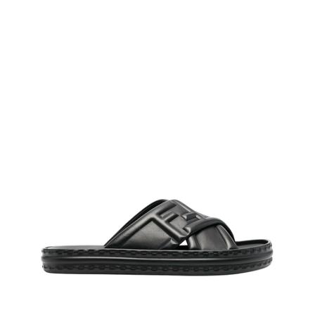 Fendi Sandaler Sort, Herre Sandaler, Størrelse: 42 EU