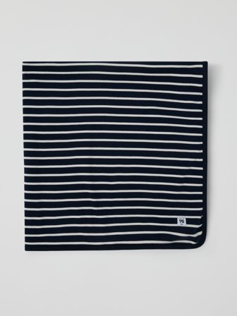 Stripet teppe - Onesize - barneklær - blue - Polarn O. Pyret