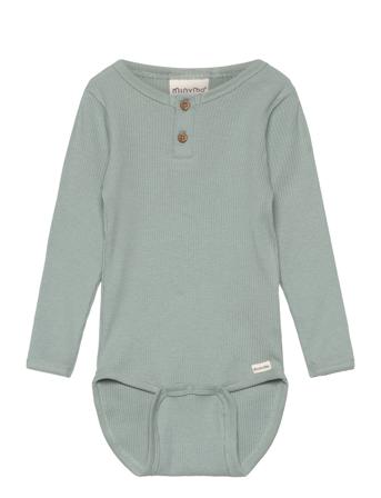 Body Ls Rib Minymo Green
