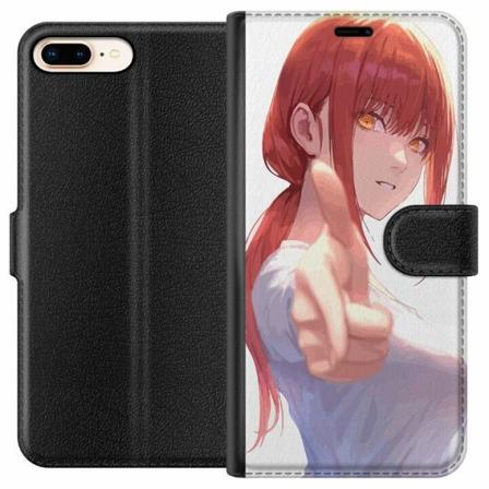 Apple Iphone 8 Plus Plånboksfodral Makima Chainsaw Man