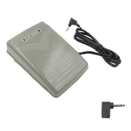 Symaskine fodpedal med strømkabel til Brother Singer Janome modeller 220V EU stik