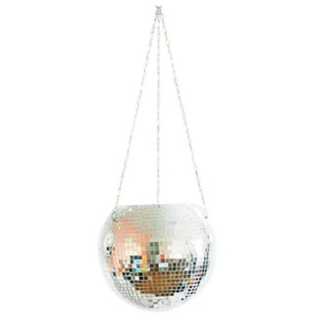 Disco Ball Planter Form Vas med Dräneringsspegel Dekoration-s