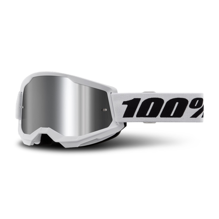 100% Strata 2 Crossglasögon Vit