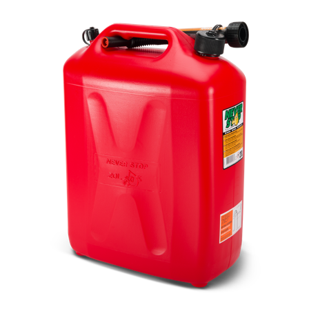 Bidon d'Essence Never Stop 20L Rouge
