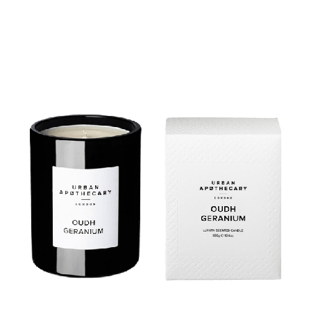 URBAN APØTHECARY Doftljus Oudh Geranium & rumsdofter Unisex Transparant 300G