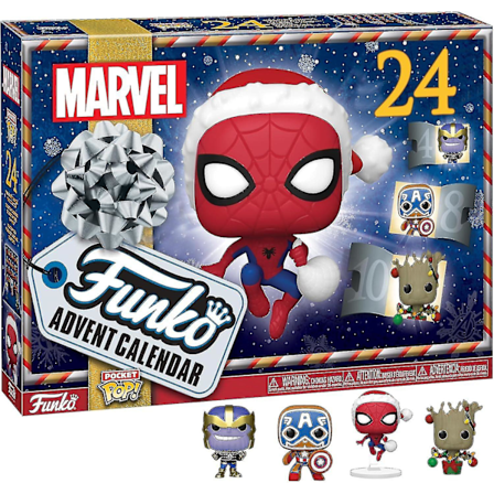 2023funko Pop! Adventskalender: Marvel - Jul, Flerfarvet, One Size