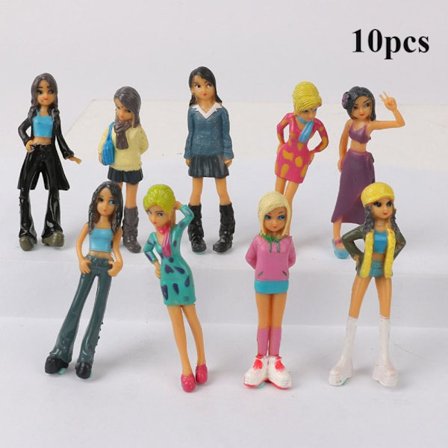 10 stk. Bygningsarbejder Model Bygge Folk Figurer