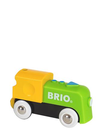 Brio Mitt Første Batteritog Toys Toy Cars & Vehicles Toy Vehicles Trains Multi/mønstret BRIO