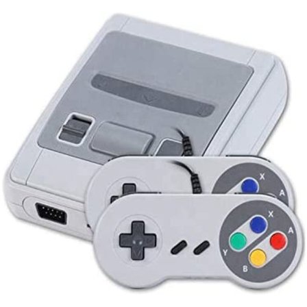 Grå og hvid maskine netværk TV-spilkonsol mini 8 bit