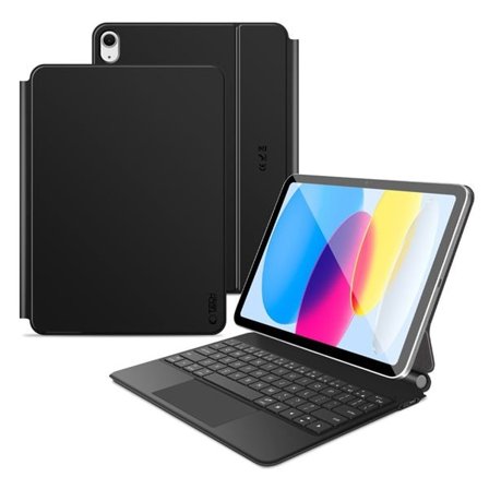Tech-Protect Smartcase magneettinen näppäimistöllä iPad 10.9" 2022 / iPad 11" 2025 - Musta