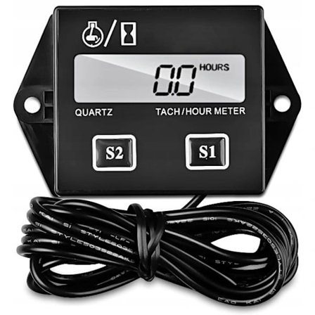 Omdrejningstæller / Tachometer til bil - Timetæller[CO]