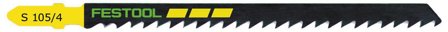 Festool WOOD BASIC S 105/4/5 Sticksågsblad 5-pack, Maskintillbehör & förbrukning