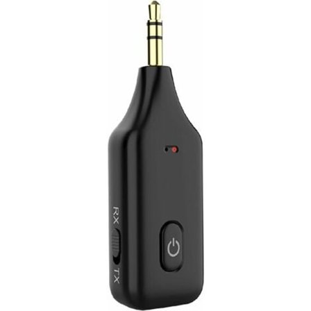 Bluetooth bil-aux-adapter 3,5 mm-uttag, Bluetooth V5.1 RX TX-mottagare Sändare Handsfree bilkit, Bluetooth-sändare för stereo, ljud, bilradio, bil
