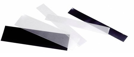 Klemlomme - Striber til blokke - Sort - 217 x 68 mm - 10 stk.